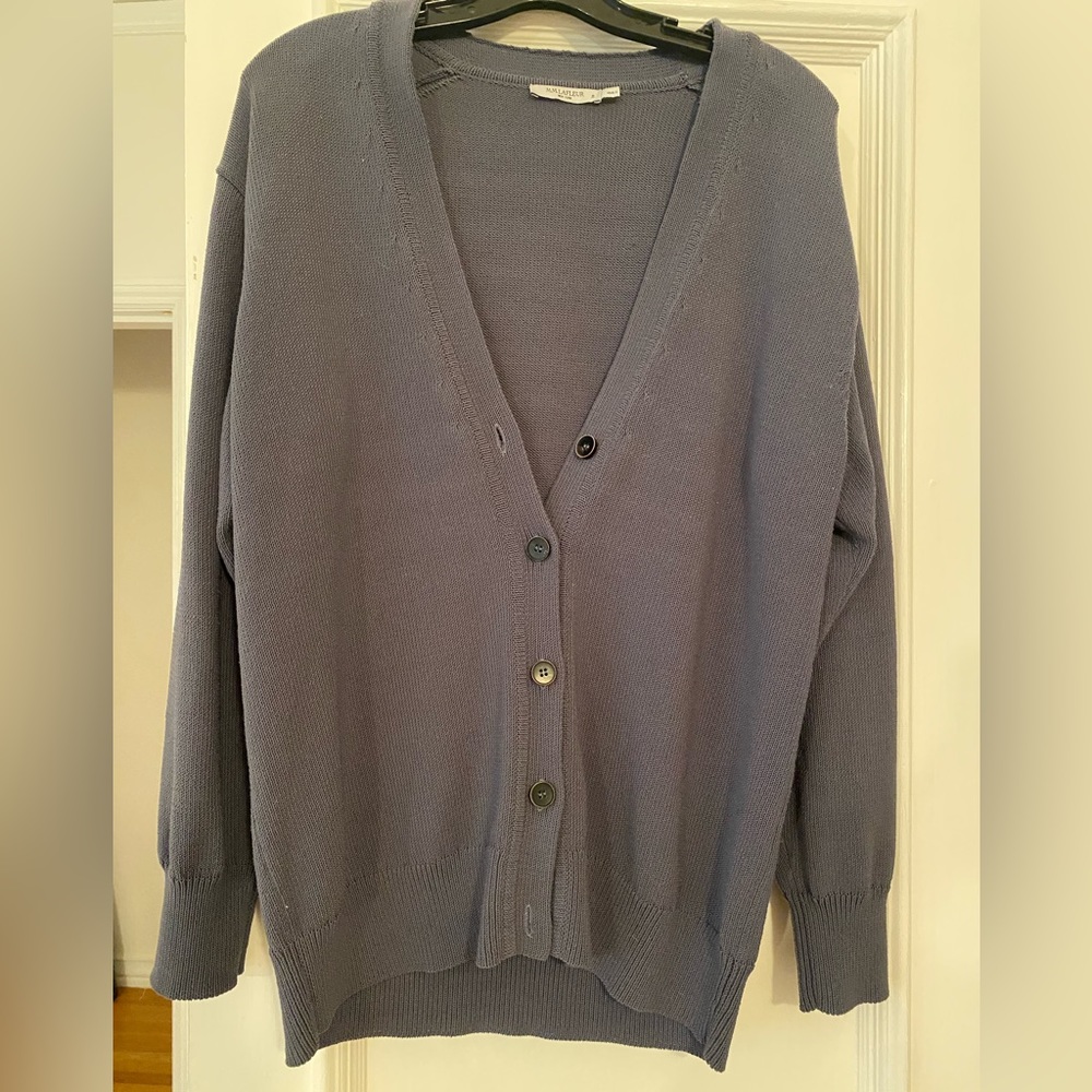 MM LaFleur Cookie Cardigan in Dusky Indigo